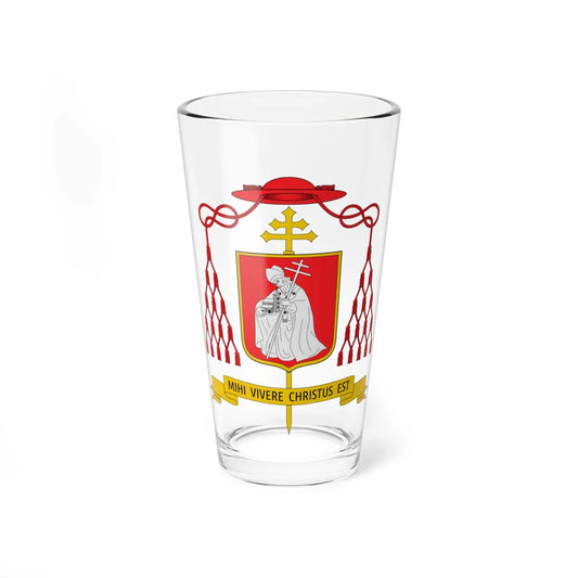 Coat of arms of Marian Jaworski (Ukraine) (Coat of Arms) Pint Glass 16oz 16oz - Go Mug Yourself