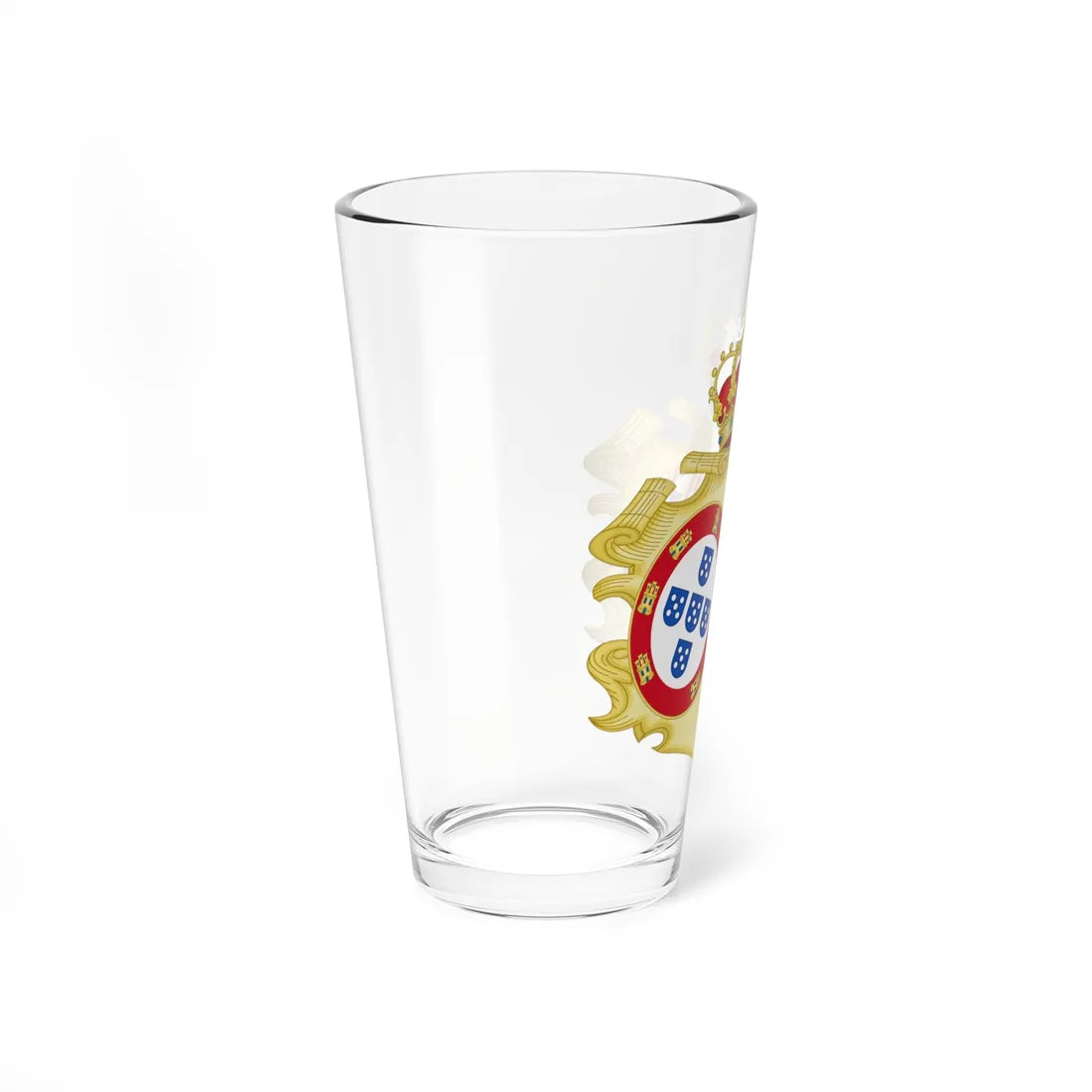 Coat of Arms of Mariana Victoria of Spain Queen of Portugal Arms of Alliance Variant (Portugal) (Coat of Arms) Pint Glass 16oz - Go Mug Yourself