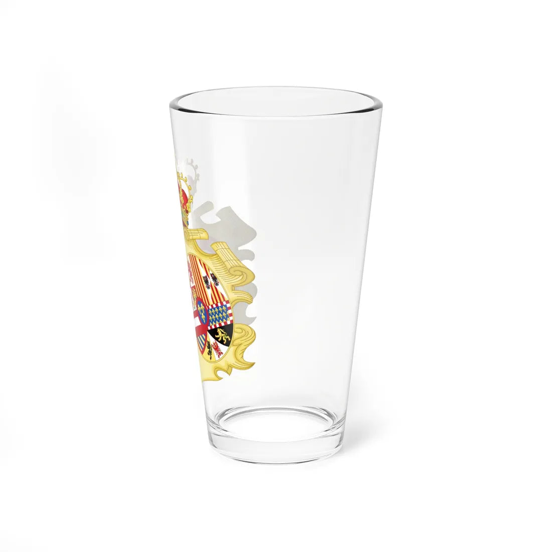 Coat of Arms of Mariana Victoria of Spain Queen of Portugal Arms of Alliance Variant (Portugal) (Coat of Arms) Pint Glass 16oz - Go Mug Yourself