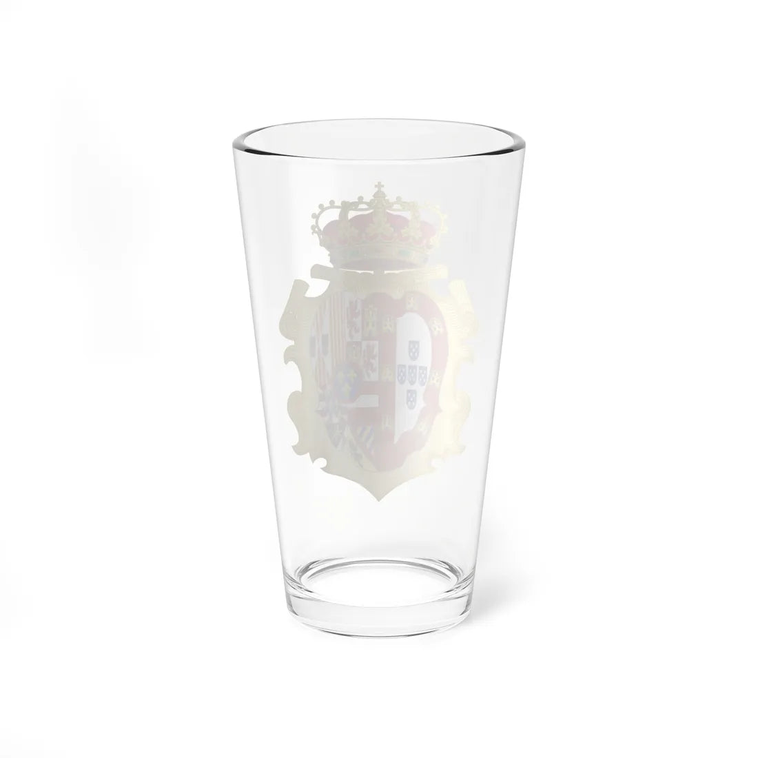 Coat of Arms of Mariana Victoria of Spain Queen of Portugal (Portugal) (Coat of Arms) Pint Glass 16oz - Go Mug Yourself