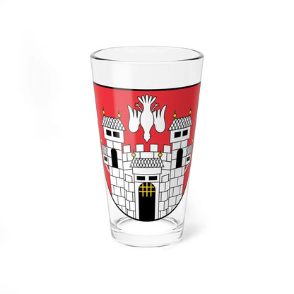 Coat of arms of Maribor 2020 (Slovenia) (Coat of Arms) Pint Glass 16oz 16oz - Go Mug Yourself