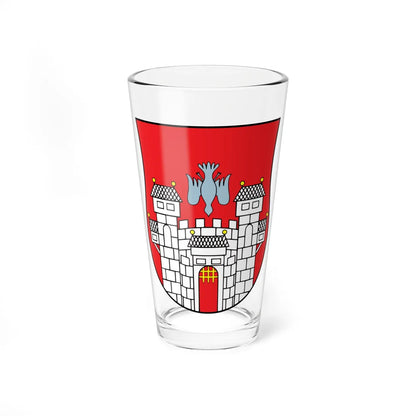 Coat of arms of Maribor (Slovenia) (Coat of Arms) Pint Glass 16oz 16oz - Go Mug Yourself