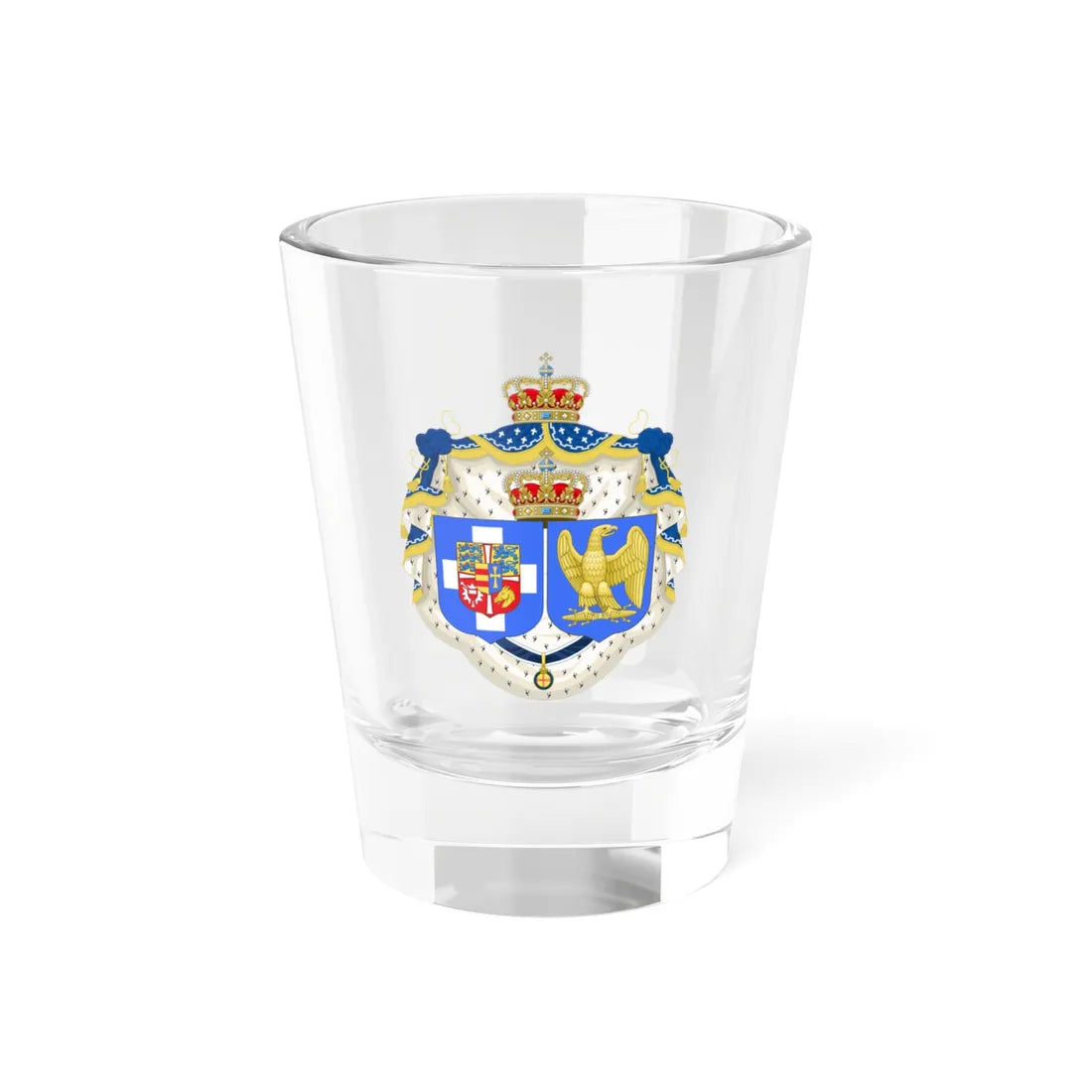 Coat of Arms of marie bonaparte (Denmark) (Coat of Arms) Shot Glass 1.5oz 1.5oz - Go Mug Yourself
