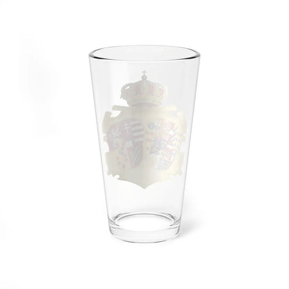 Coat of Arms of Marie Caroline Queen of Naples and Sicily (Italy) (Coat of Arms) Pint Glass 16oz - Go Mug Yourself