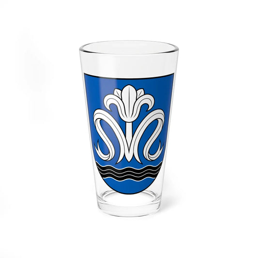 Coat of Arms of Marijampolis (Lithuania) (Coat of Arms) Pint Glass 16oz 16oz - Go Mug Yourself