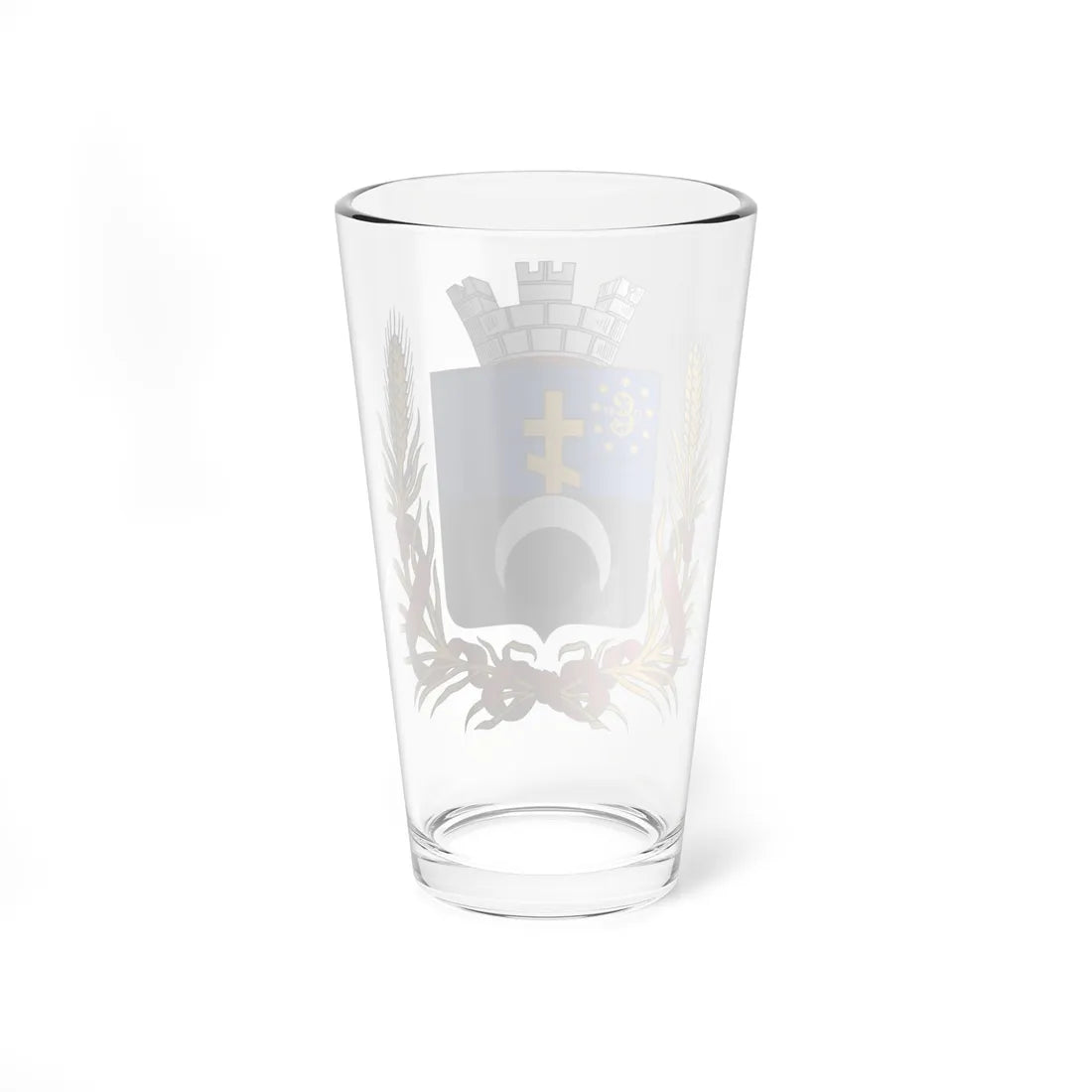 Coat of arms of Mariupol 1866 (Ukraine) (Coat of Arms) Pint Glass 16oz - Go Mug Yourself
