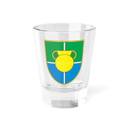 Coat of arms of Šmarješke Toplice (Slovenia) (Coat of Arms) Shot Glass 1.5oz 1.5oz - Go Mug Yourself