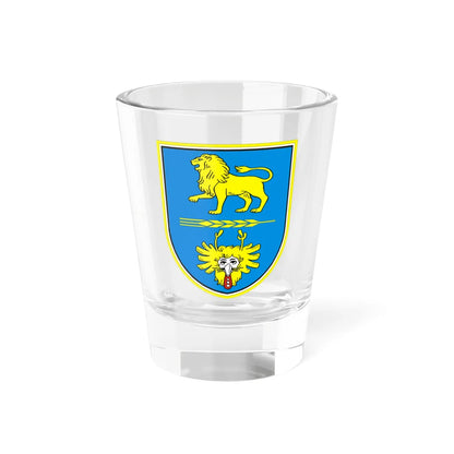 Coat of arms of Markovci (Slovenia) (Coat of Arms) Shot Glass 1.5oz 1.5oz - Go Mug Yourself
