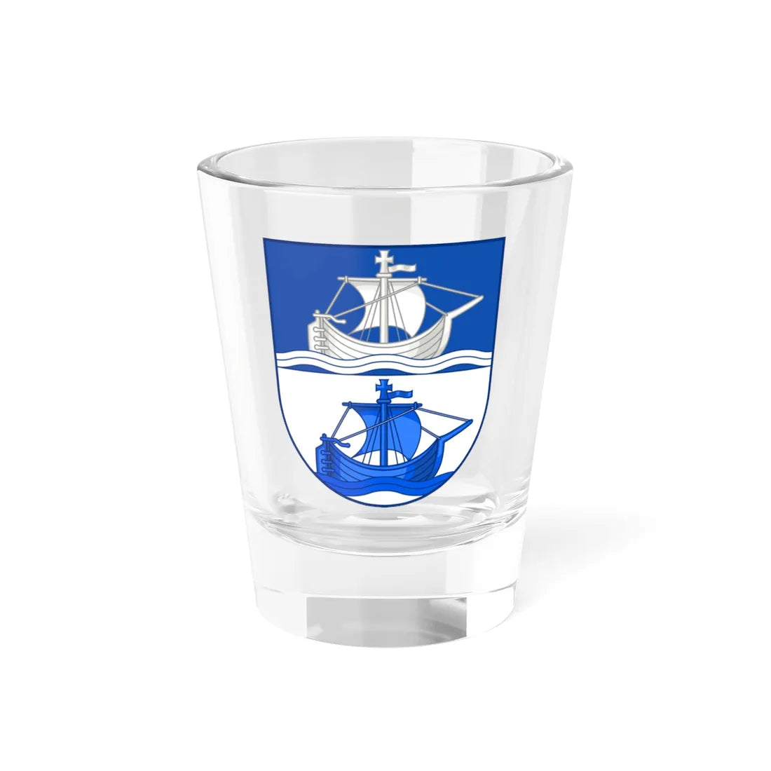 Coat of arms of Marstal (Denmark) (Coat of Arms) Shot Glass 1.5oz 1.5oz - Go Mug Yourself