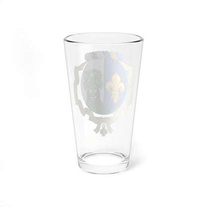 Coat of Arms of Marta Larraechea Bolívar Order of Isabella the Catholic (Switzerland) (Coat of Arms) Pint Glass 16oz - Go Mug Yourself