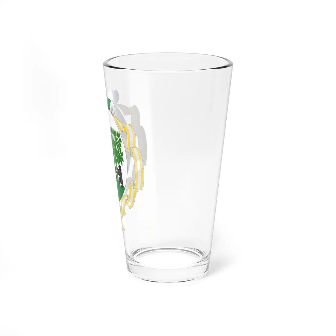 Coat of Arms of Marta Larraechea Bolívar Order of Isabella the Catholic (Switzerland) (Coat of Arms) Pint Glass 16oz - Go Mug Yourself