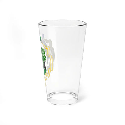 Coat of Arms of Marta Larraechea Bolívar Order of Isabella the Catholic (Switzerland) (Coat of Arms) Pint Glass 16oz - Go Mug Yourself