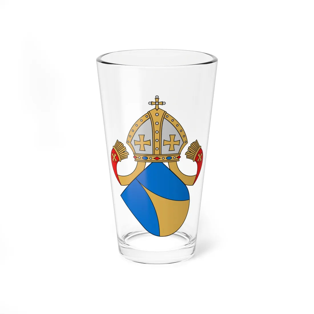 Coat of arms of Martti Skytte (Finland) (Coat of Arms) Pint Glass 16oz 16oz - Go Mug Yourself