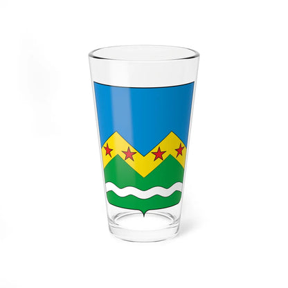 Coat of arms of Marushkinskoe (Russia) (Coat of Arms) Pint Glass 16oz 16oz - Go Mug Yourself