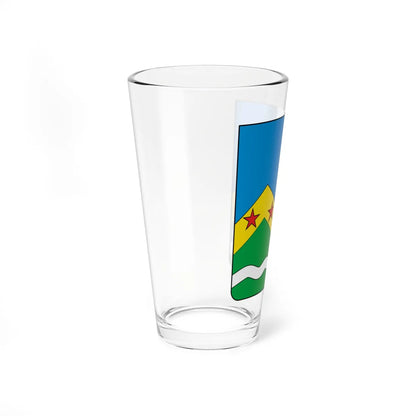 Coat of arms of Marushkinskoe (Russia) (Coat of Arms) Pint Glass 16oz - Go Mug Yourself
