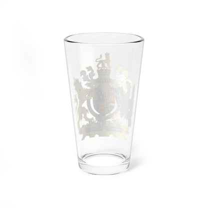 Coat of Arms of Mary I of England 1554-1558 and Philip II of Spain Variant 1 Shield 2 (England) (Coat of Arms) Pint Glass 16oz - Go Mug Yourself