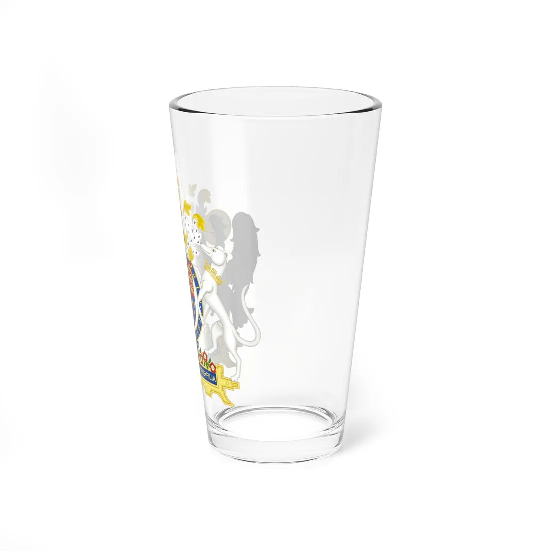 Coat of Arms of Mary I of England 1554-1558 and Philip II of Spain Variant 2 Shield 3 (England) (Coat of Arms) Pint Glass 16oz - Go Mug Yourself