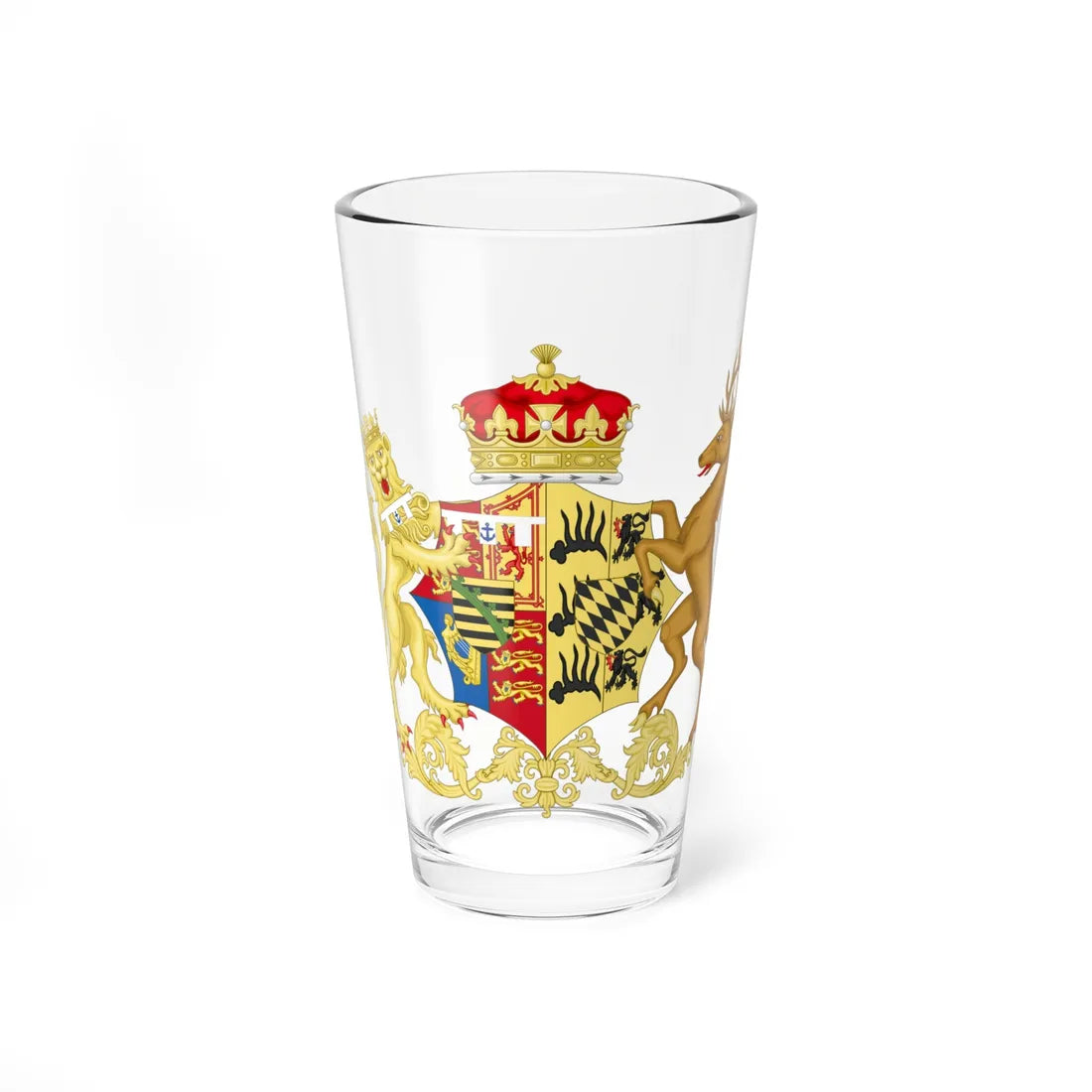 Coat of Arms of Mary of Teck as Duchess of York (United Kingdom) (Coat of Arms) Pint Glass 16oz 16oz - Go Mug Yourself