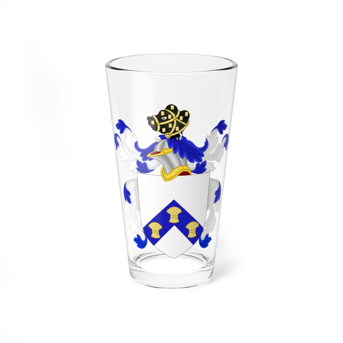 Coat of Arms of Matthew Craddock (United States) (Coat of Arms) Pint Glass 16oz 16oz - Go Mug Yourself