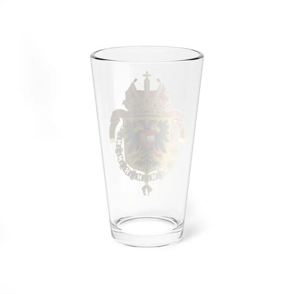 Coat of Arms of Matthias Holy Roman Emperor-Or shield variant (Austria) (Coat of Arms) Pint Glass 16oz - Go Mug Yourself