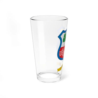 Coat of arms of Maule Region Chile (Chile) (Coat of Arms) Pint Glass 16oz - Go Mug Yourself