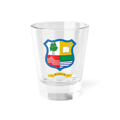 Coat of arms of Maule Region Chile (Chile) (Coat of Arms) Shot Glass 1.5oz 1.5oz - Go Mug Yourself