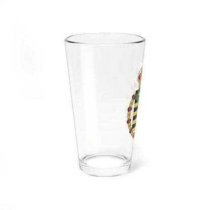 Coat of Arms of Maximilian Hereditary Prince of Saxony Order of the Golden Fleece (Germany) (Coat of Arms) Pint Glass 16oz - Go Mug Yourself