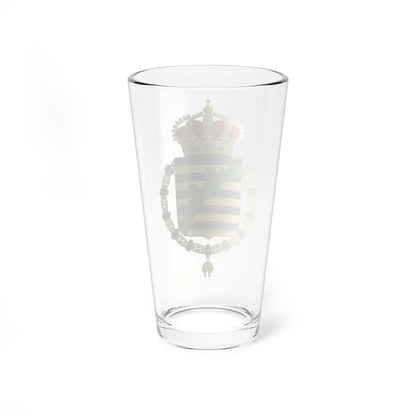 Coat of Arms of Maximilian Hereditary Prince of Saxony Order of the Golden Fleece (Germany) (Coat of Arms) Pint Glass 16oz - Go Mug Yourself