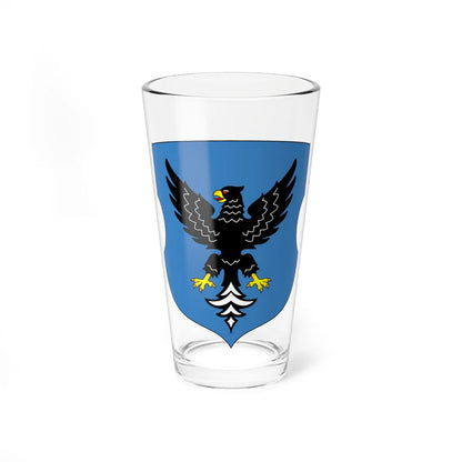 Coat of Arms of Mazyr Belarus (Belarus) (Coat of Arms) Pint Glass 16oz 16oz - Go Mug Yourself