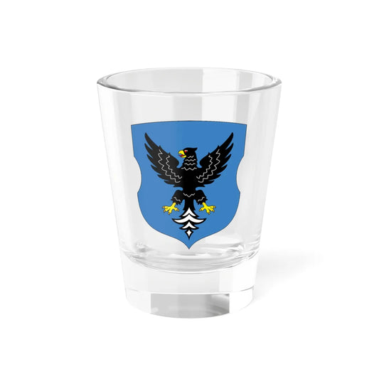 Coat of Arms of Mazyr Belarus (Belarus) (Coat of Arms) Shot Glass 1.5oz 1.5oz - Go Mug Yourself