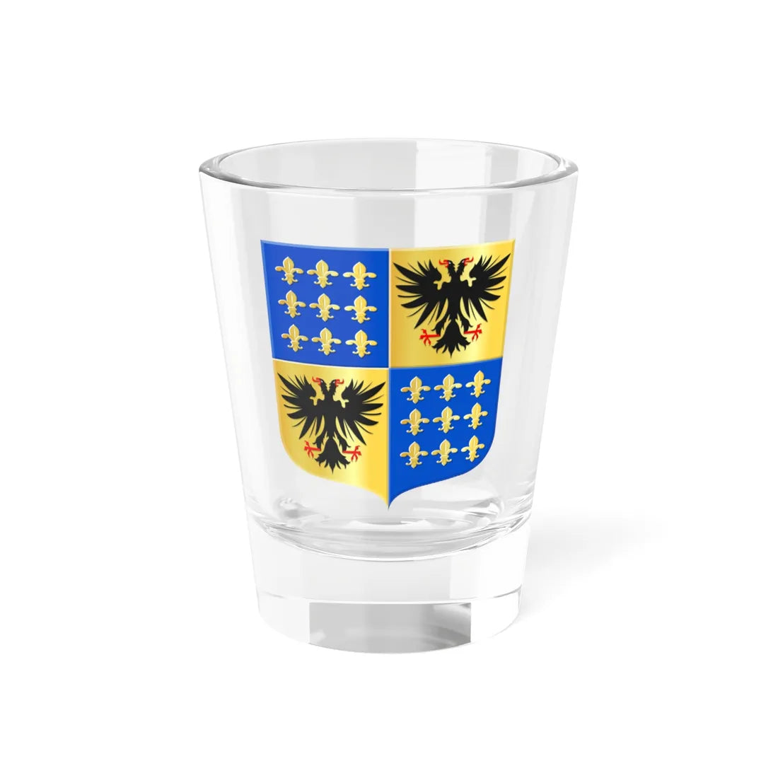 Coat of arms of Meerssen (Netherlands) (Coat of Arms) Shot Glass 1.5oz 1.5oz - Go Mug Yourself