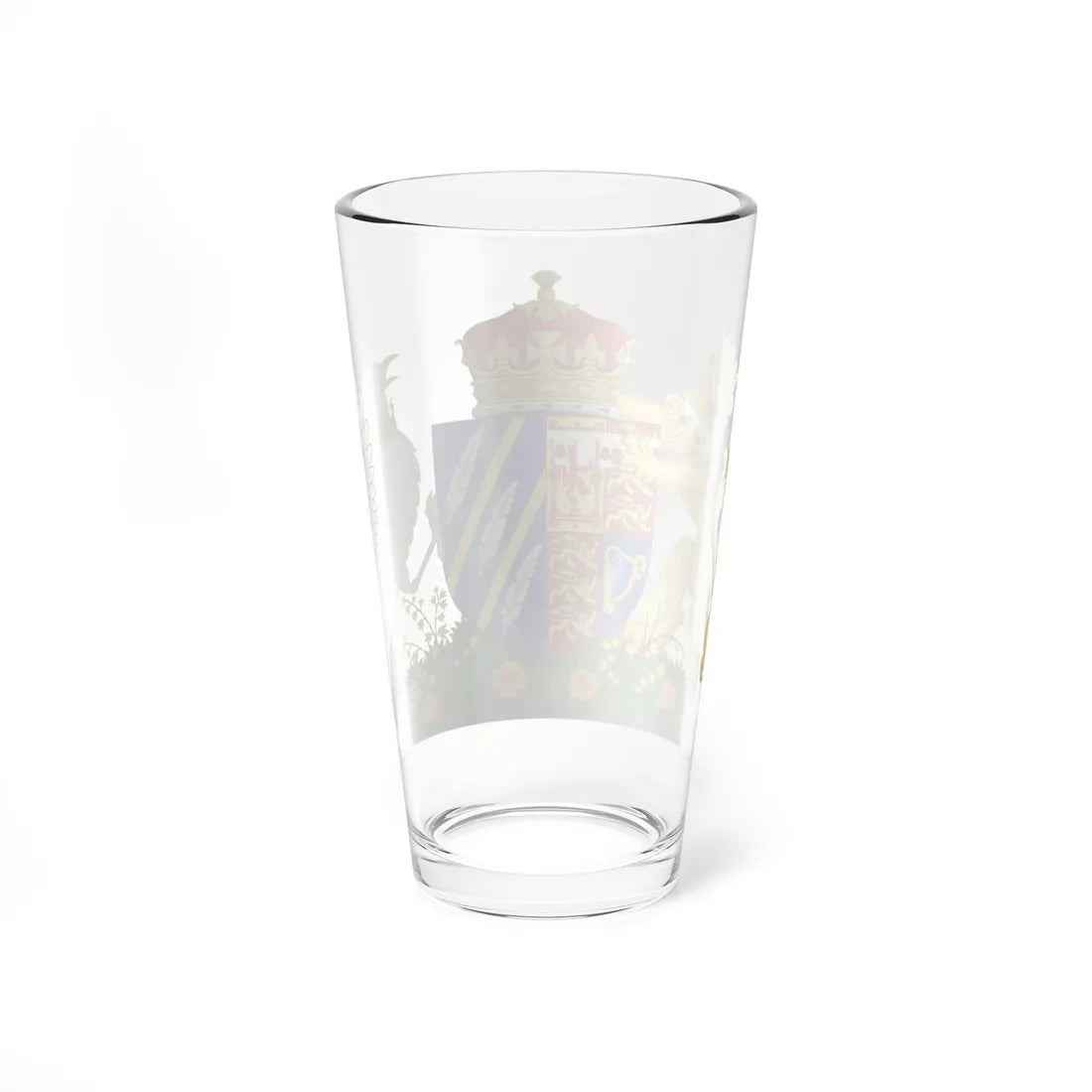 Coat of arms of Meghan Duchess of Sussex 2018-present. (United Kingdom) (Coat of Arms) Pint Glass 16oz - Go Mug Yourself