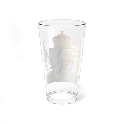 Coat of arms of Meghan Duchess of Sussex 2018-present. (United Kingdom) (Coat of Arms) Pint Glass 16oz - Go Mug Yourself