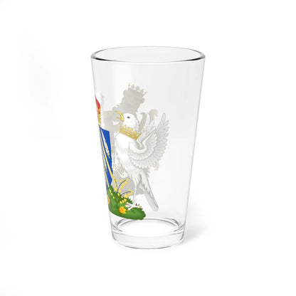Coat of arms of Meghan Duchess of Sussex 2018-present. (United Kingdom) (Coat of Arms) Pint Glass 16oz - Go Mug Yourself