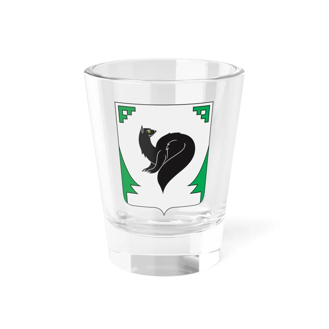 Coat of Arms of Megion (Russia) (Coat of Arms) Shot Glass 1.5oz 1.5oz - Go Mug Yourself