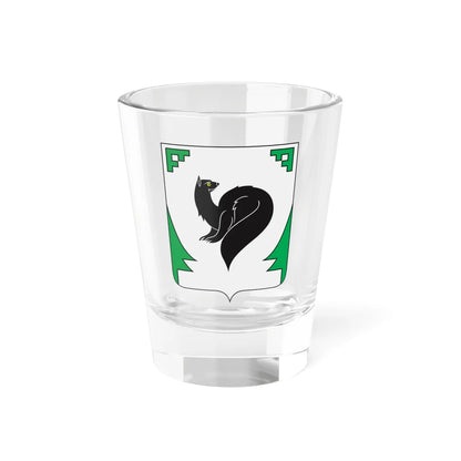 Coat of Arms of Megion (Russia) (Coat of Arms) Shot Glass 1.5oz 1.5oz - Go Mug Yourself