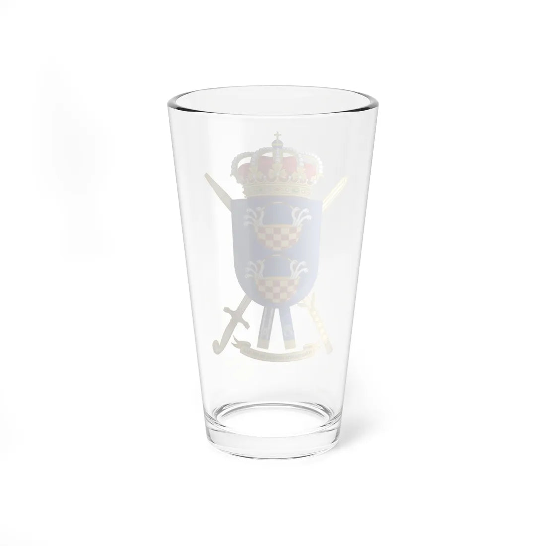 Coat of Arms of Melilla General Command (Spain) (Coat of Arms) Pint Glass 16oz - Go Mug Yourself