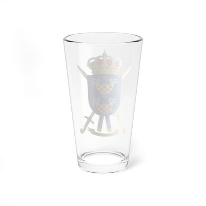 Coat of Arms of Melilla General Command (Spain) (Coat of Arms) Pint Glass 16oz - Go Mug Yourself