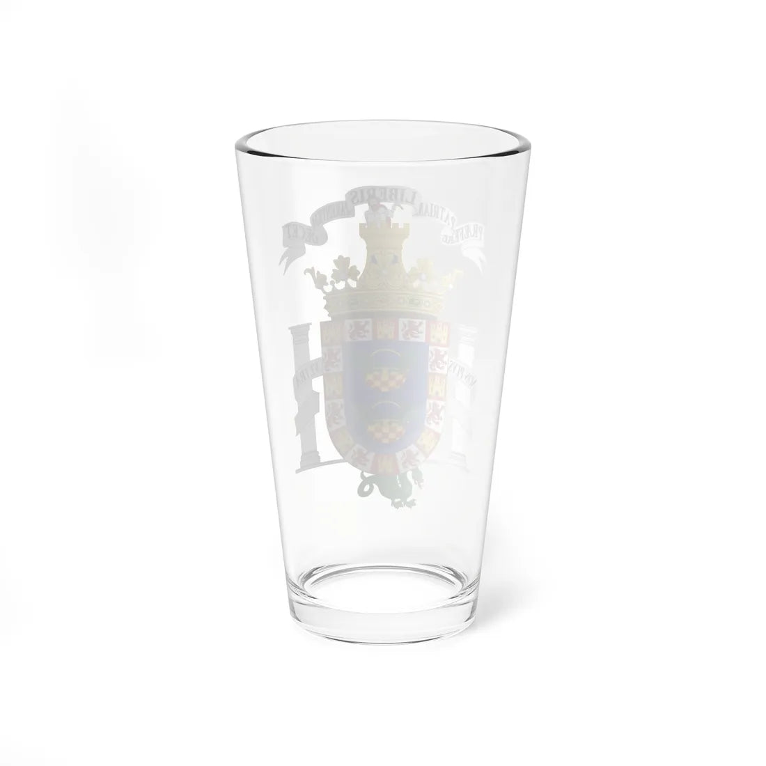 Coat of Arms of Melilla (Spain) (Coat of Arms) Pint Glass 16oz - Go Mug Yourself
