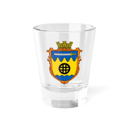 Coat of Arms of Melnychne (Ukraine) (Coat of Arms) Shot Glass 1.5oz 1.5oz - Go Mug Yourself