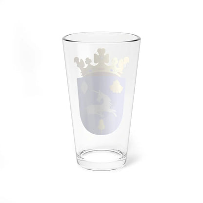 Coat of arms of Menaldumadeel (Netherlands) (Coat of Arms) Pint Glass 16oz - Go Mug Yourself
