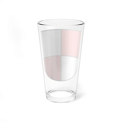 Coat of arms of Menznau (Switzerland) (Coat of Arms) Pint Glass 16oz - Go Mug Yourself