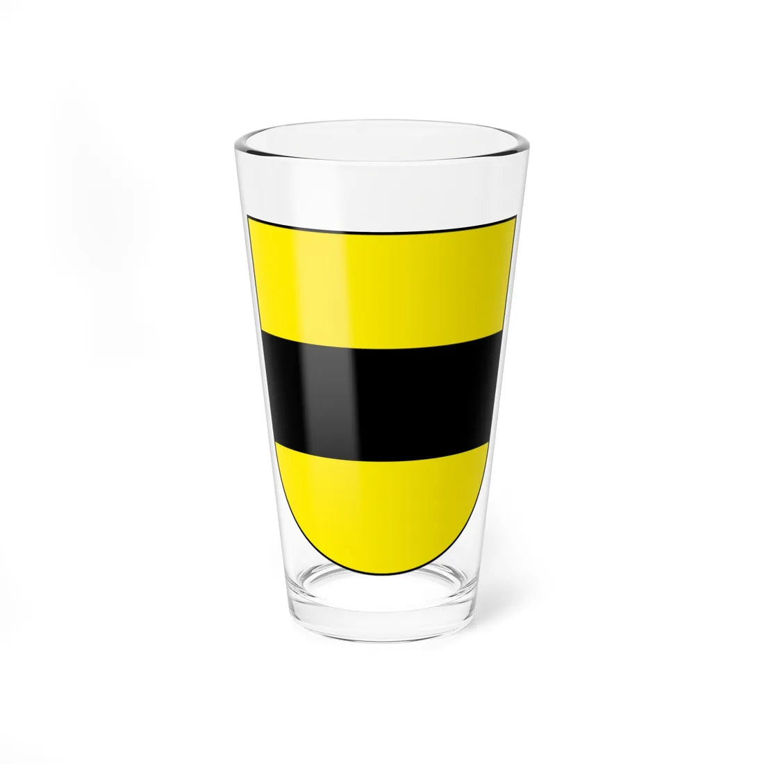 Coat of arms of Metzerlen-Mariastein (Switzerland) (Coat of Arms) Pint Glass 16oz 16oz - Go Mug Yourself