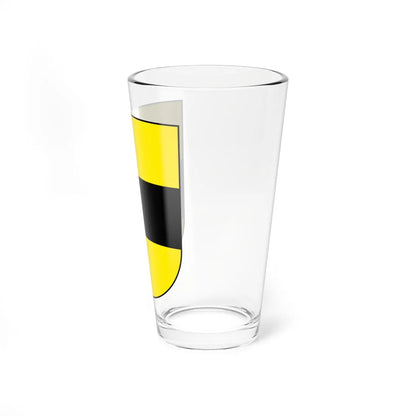 Coat of arms of Metzerlen-Mariastein (Switzerland) (Coat of Arms) Pint Glass 16oz - Go Mug Yourself