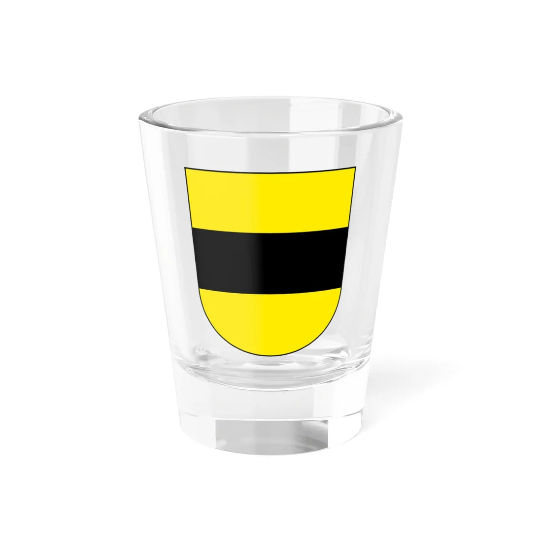 Coat of arms of Metzerlen-Mariastein (Switzerland) (Coat of Arms) Shot Glass 1.5oz 1.5oz - Go Mug Yourself