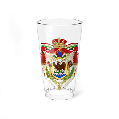 Coat of arms of Mexico 1821-1823 (Mexico) (Coat of Arms) Pint Glass 16oz 16oz - Go Mug Yourself