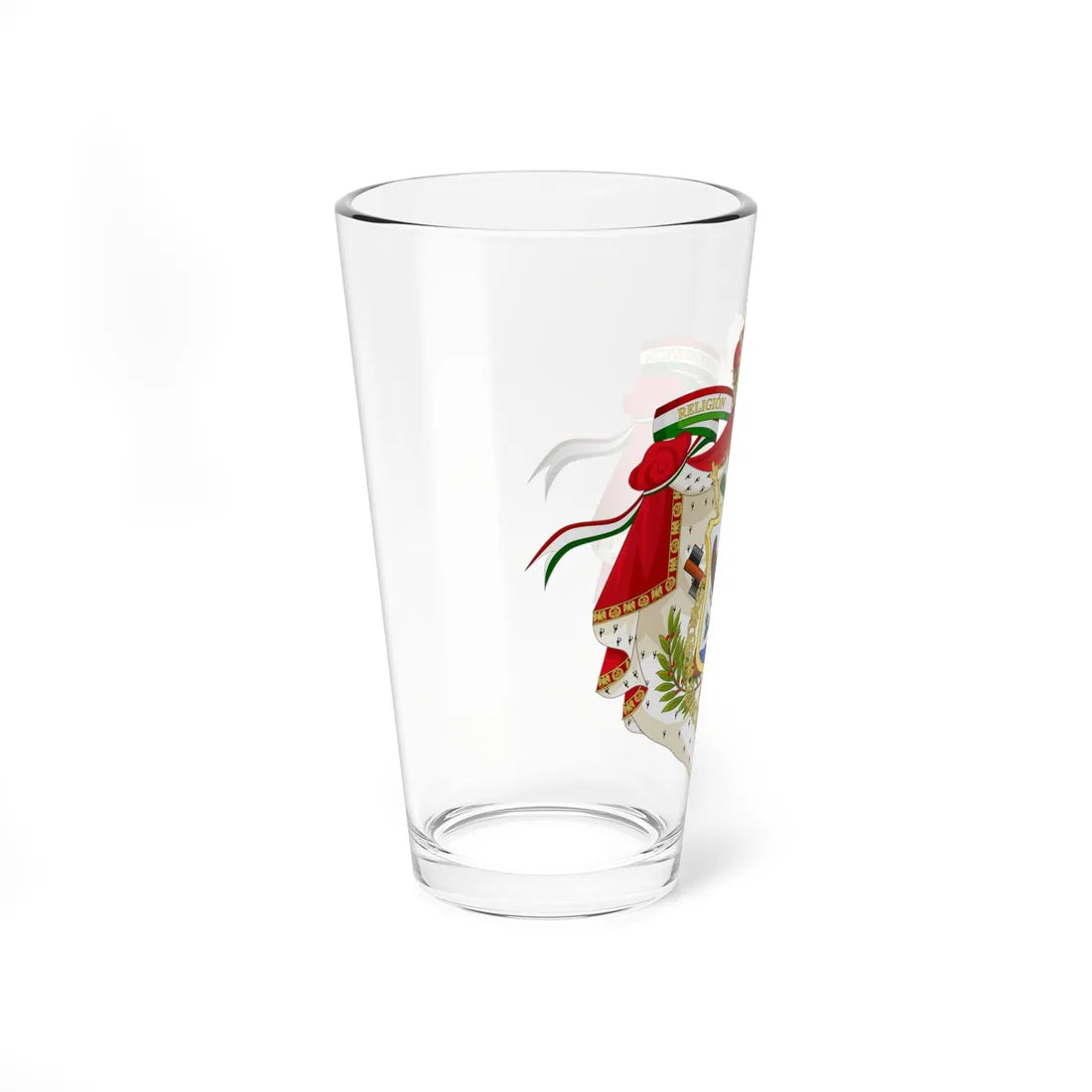 Coat of arms of Mexico 1821-1823 (Mexico) (Coat of Arms) Pint Glass 16oz - Go Mug Yourself