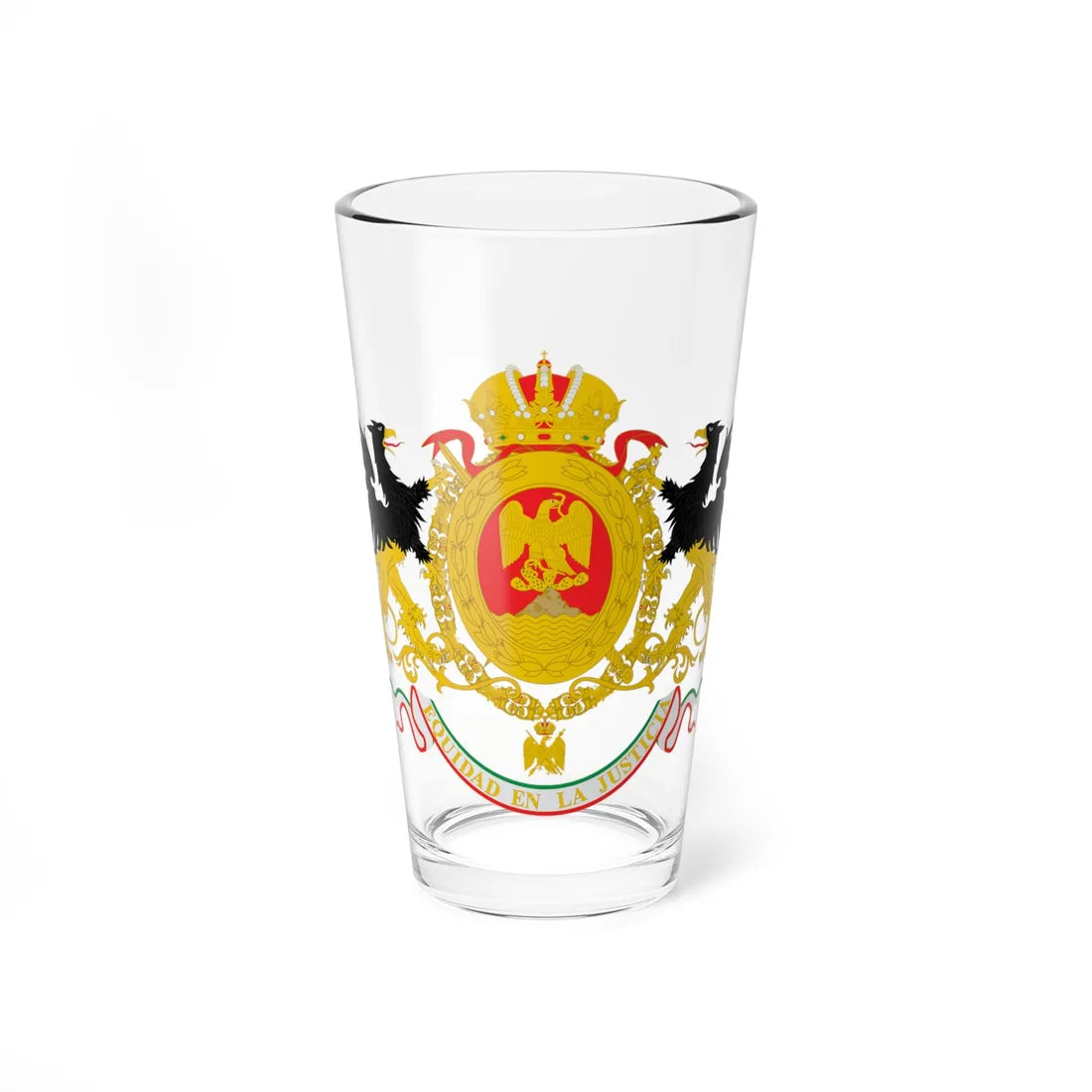 Coat of arms of Mexico 1864-1867 2 (Mexico) (Coat of Arms) Pint Glass 16oz 16oz - Go Mug Yourself
