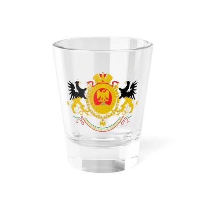 Coat of arms of Mexico 1864-1867 2 (Mexico) (Coat of Arms) Shot Glass 1.5oz 1.5oz - Go Mug Yourself