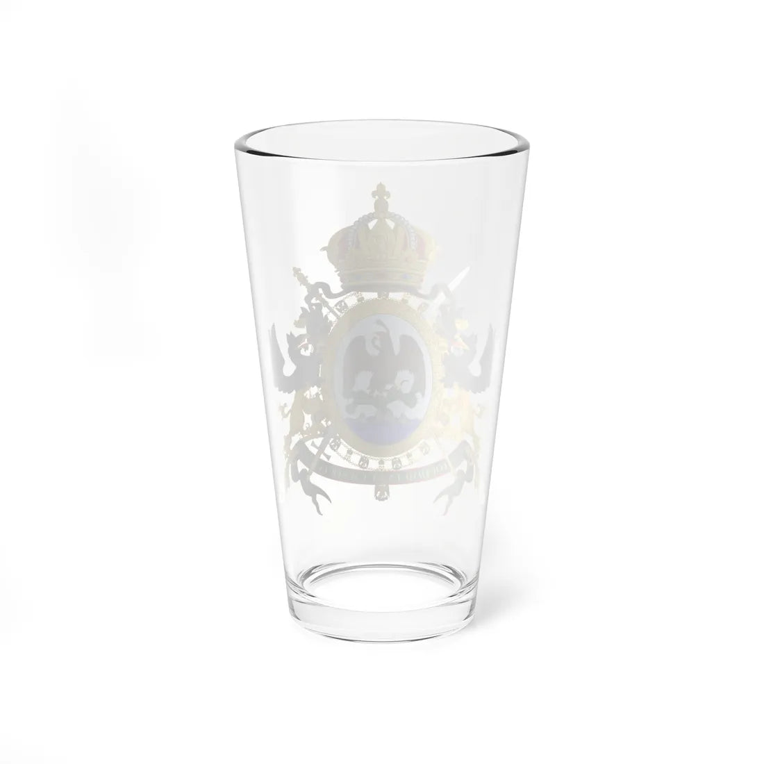 Coat of arms of Mexico 1864-1867 (Mexico) (Coat of Arms) Pint Glass 16oz - Go Mug Yourself